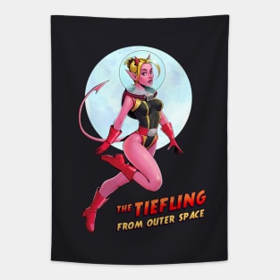 The Tiefling from outer space Tapestry