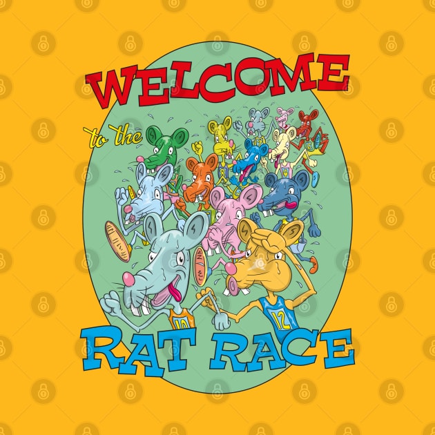 Welcome to the rat race by Kullatoons