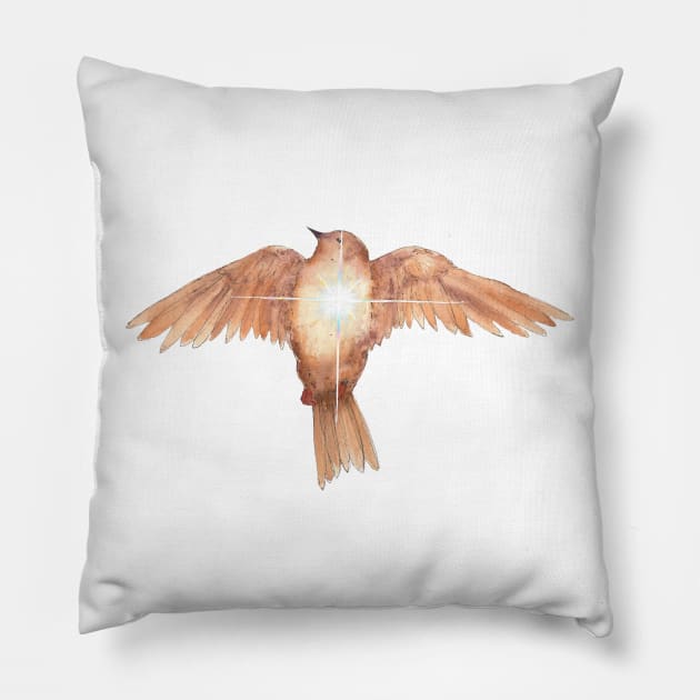 star starling Pillow by erinkatearcher