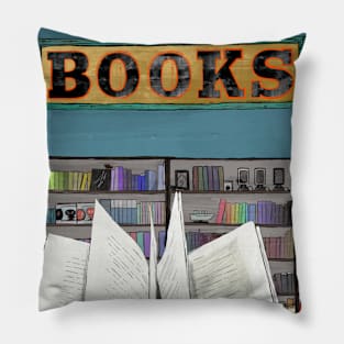 Puzzle Library Books Reader Pillow