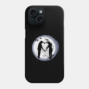 Romantic Couple In The Moonlight Phone Case