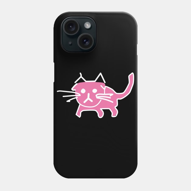 Ertappte Katze Phone Case by Guth