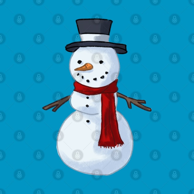 Christmas Snowman by PreeTee 