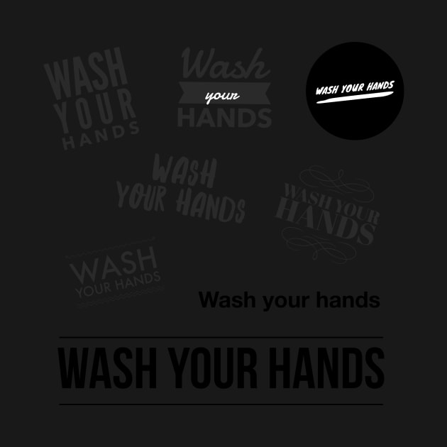 Wash your Hands Sticker Set by mivpiv