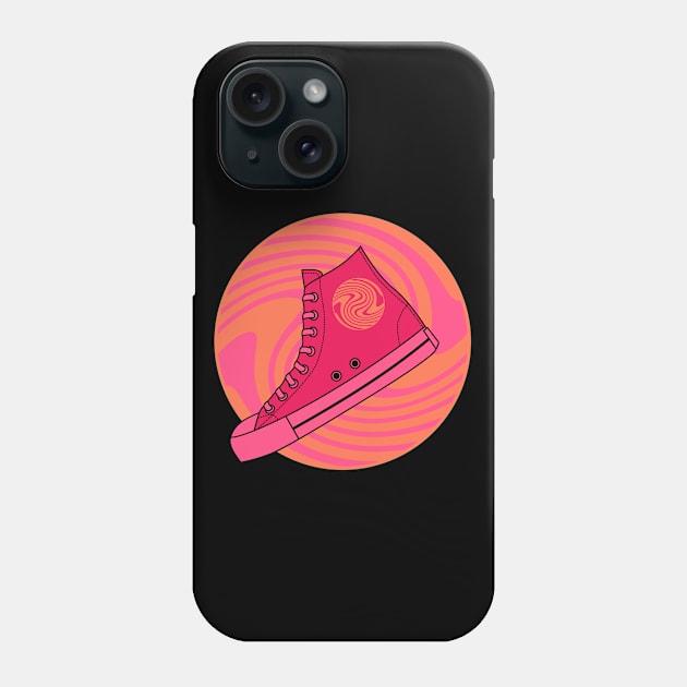 Pink High Top Sneaker Phone Case by 1001Kites