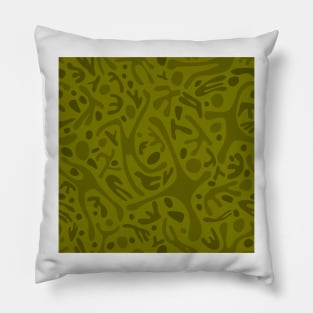 Run Jump Play Repeat All Khaki 5748 Pillow