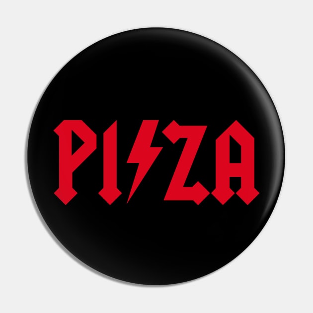 Pizza Rock Music Hard Rock Rock n roll Pizza lover Pin by LaundryFactory