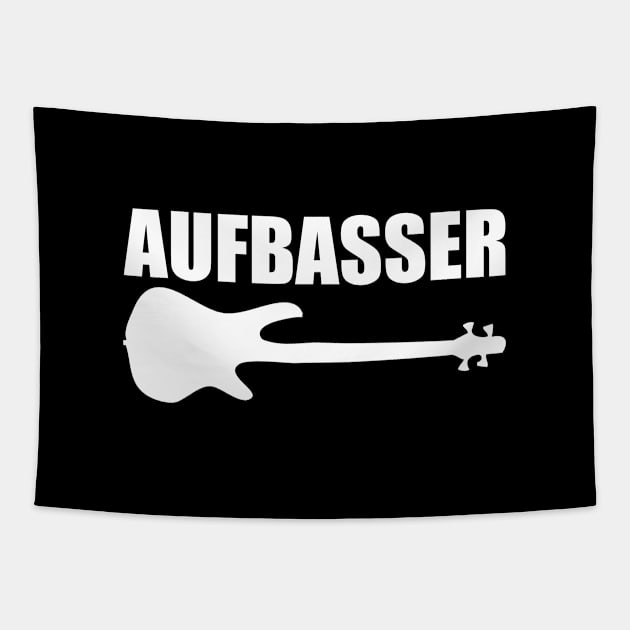 AUFBASSER funny bassist gift Tapestry by star trek fanart and more