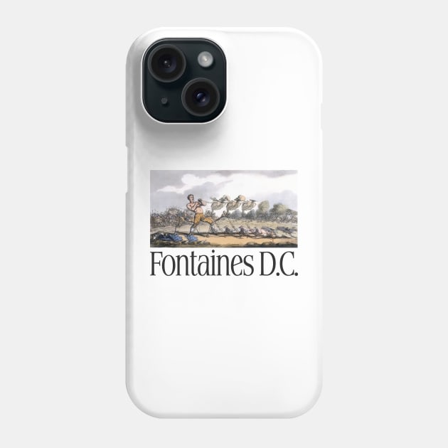 Fontaines DC • •• • Retro Fan Design Phone Case by unknown_pleasures