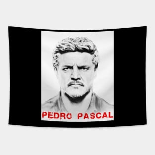 pedro pascal visual art Tapestry