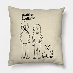 Mom Dad Position Available Dating Personalized Divorcee Gift Pillow