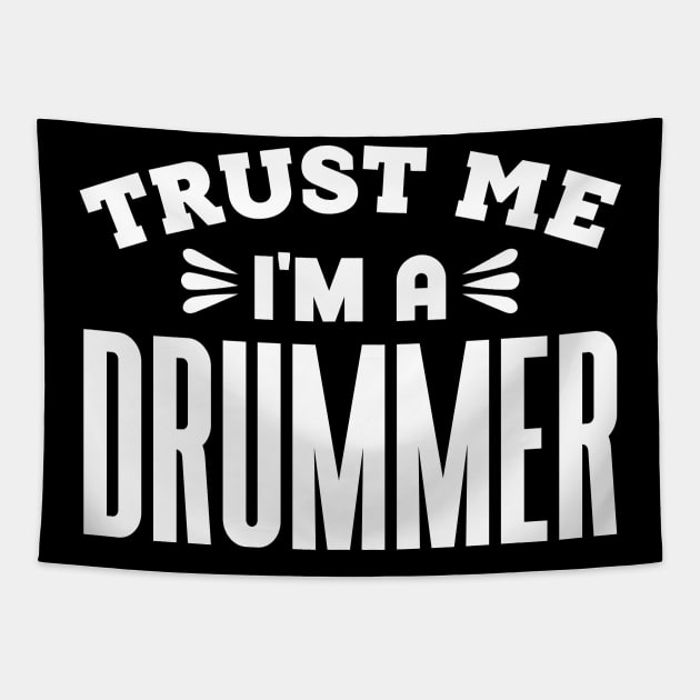 Trust Me, I'm a Drummer Tapestry by colorsplash