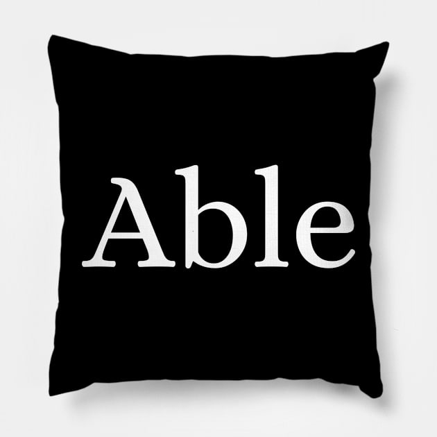 Able Pillow by Des