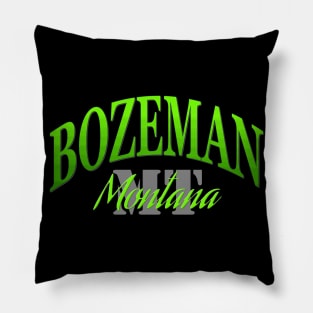 City Pride: Bozeman, Montana Pillow