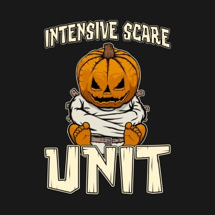 Intensive Scare Unite Crazy Pumpkin Halloween T-Shirt