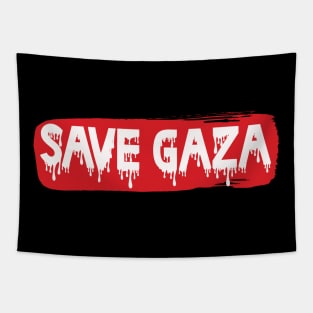 SAVE GAZA Tapestry