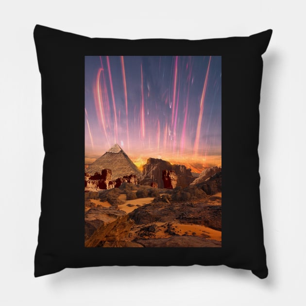 Streak Desert Pillow by Shaheen01