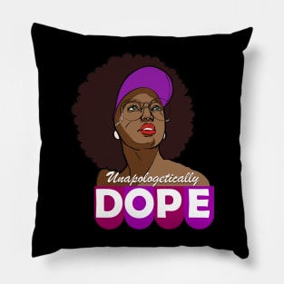 Unapologetically Dope Afro Words Black History Month Gifts Pillow