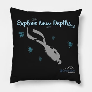 Explore New Depths Pillow