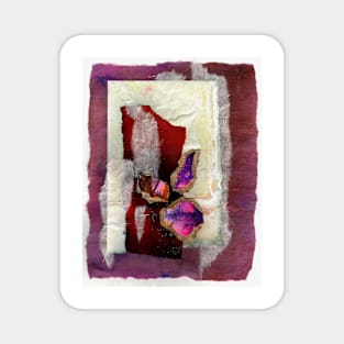 Jewel Tones Collage Magnet