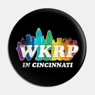 WKRP in Cincinatti Vintage Rainbow Pin