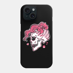 Pink Girl Skull Phone Case