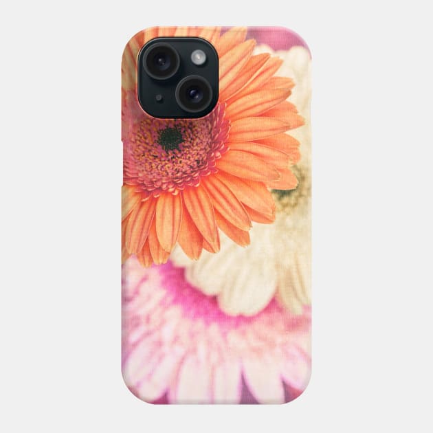 Daisy - Golden on Pink Phone Case by micklyn