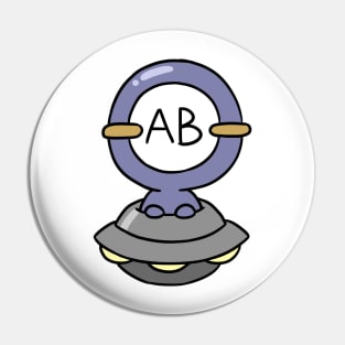 AB bloodtype Pin