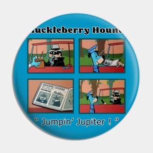 Huckleberry Hound jumpin Jupiter cartoon, Robber Pin