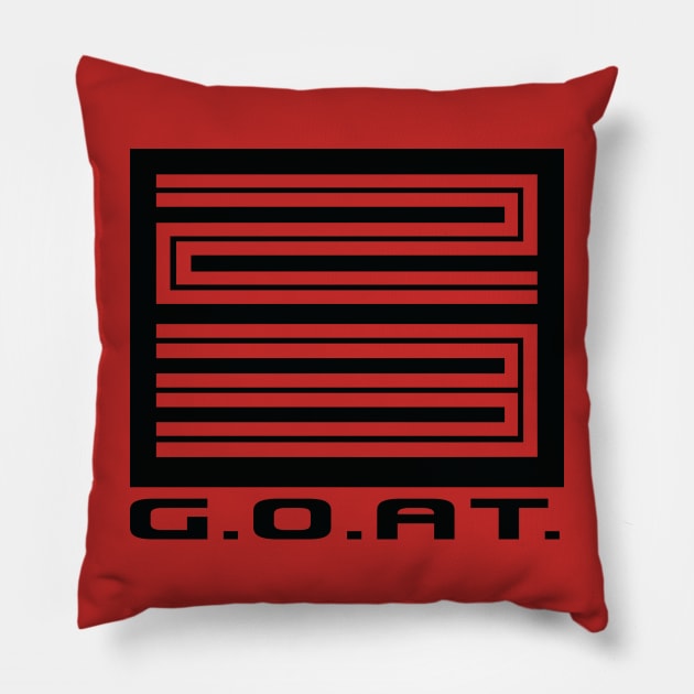 23 G.O.A.T. Pillow by Tee4daily