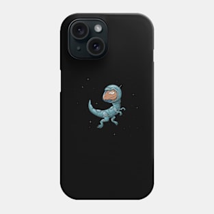 Velociraptor Astronaut Dino Raptor in Outer Space Phone Case