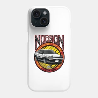 corolla ae86 white Phone Case