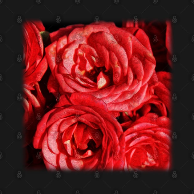 Red Roses by Jane Braat