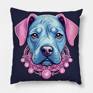 Pinkish Staffy Pillow