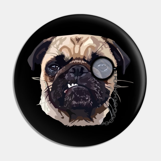 Pug Pin by thedailysoe