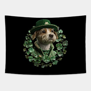 St Patricks Day Dog 2 Tapestry