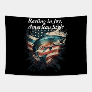 Reeling in Joy, American Style Tapestry