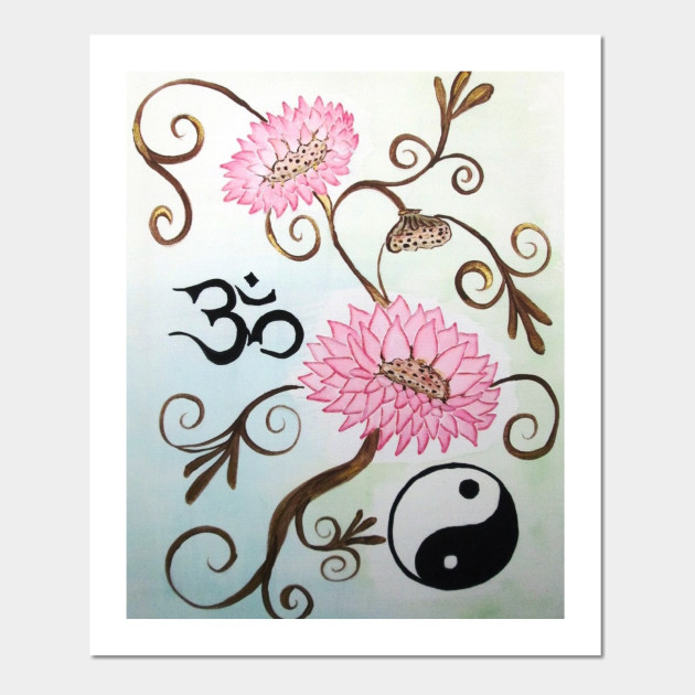 Zen Lotus Posters And Art Prints Teepublic Uk