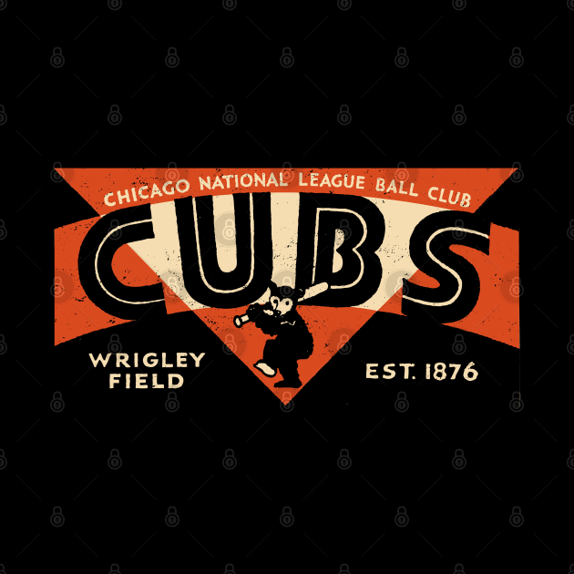 Throwback Chicago Cubs 2 by Buck Tee by Buck Tee