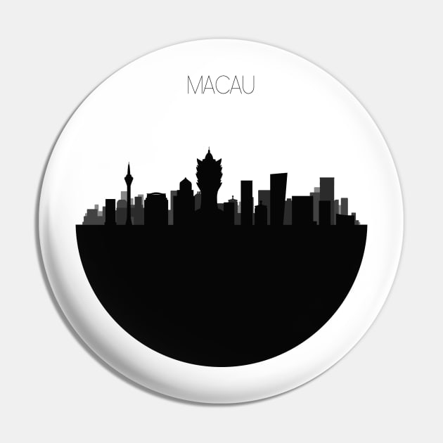 Macau Skyline Pin by inspirowl