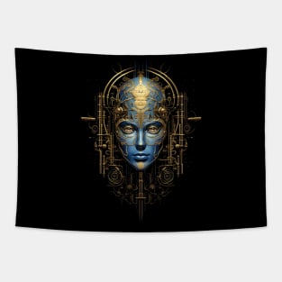 Techno Dreamcatcher Alien Queen Tapestry