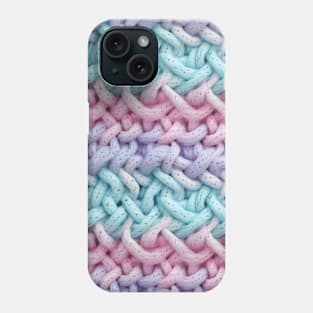 Pastel Knit Waves Phone Case