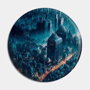 Blue City Pin