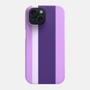 Purple stripes Phone Case