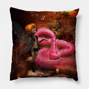 Fairy in the moonlight Pillow