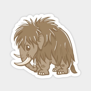 Woolly Mammoth on Her Own Magnet