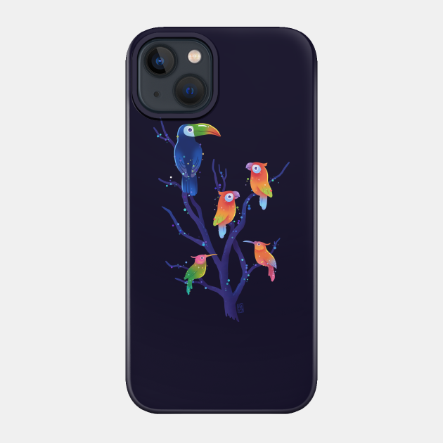 Birds Of Paradise - Birds - Phone Case