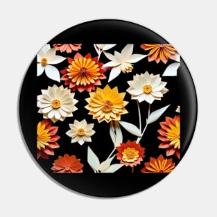 Origami Chrysanthemum Mums - PanfurWare LLC Pin