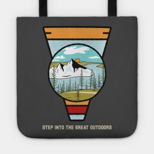 Camping life, camping vintage, be adventurous apparel Tote