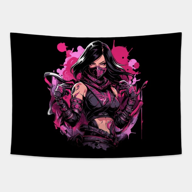 mileena Tapestry by lets find pirate